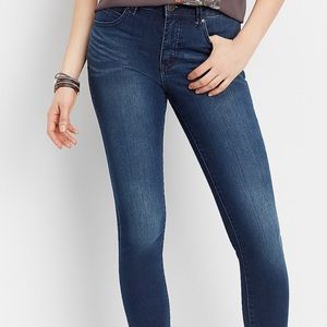 Maurices ever flex high rise dark jeans
